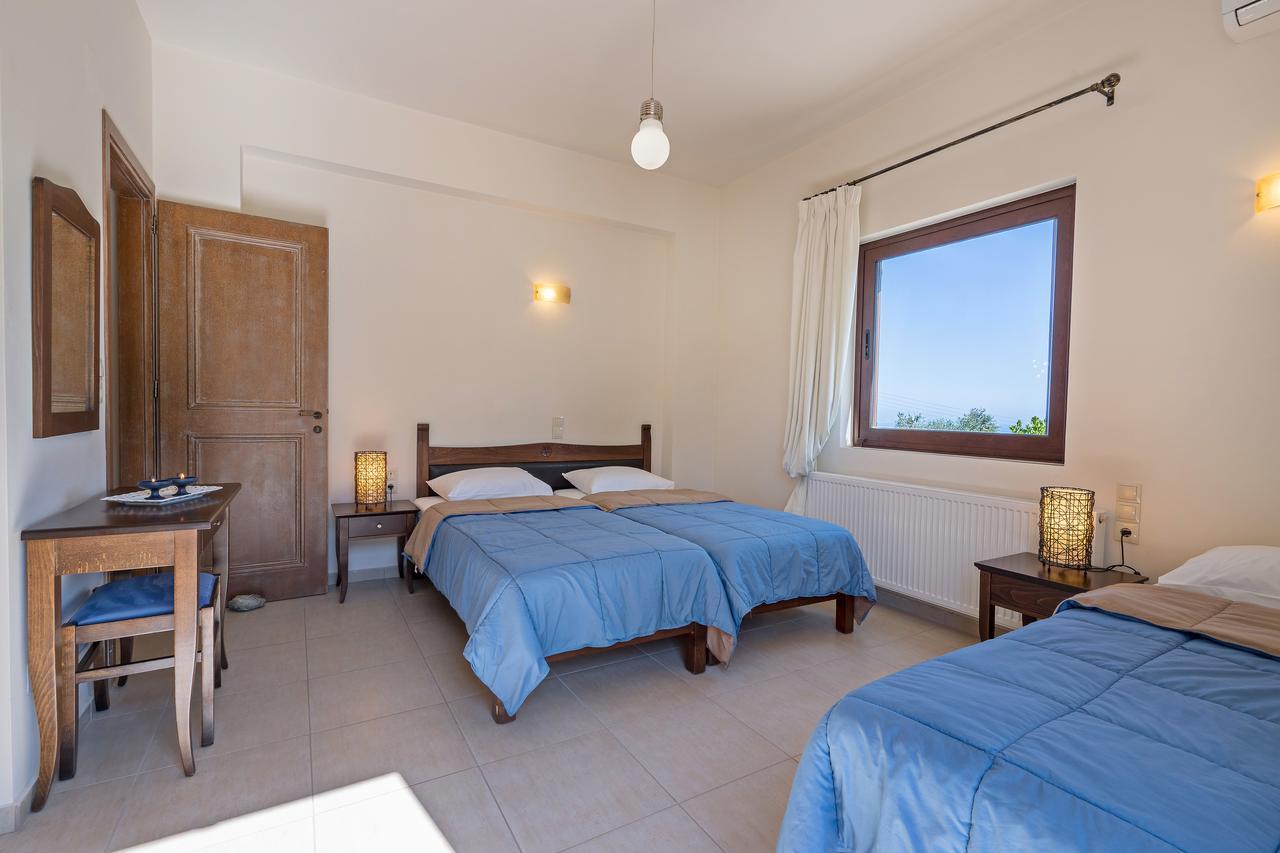 Sea Views At Villa Anemomylos With Heated Pool, Ping Pong And Tennis Agia Pelagia  Bagian luar foto