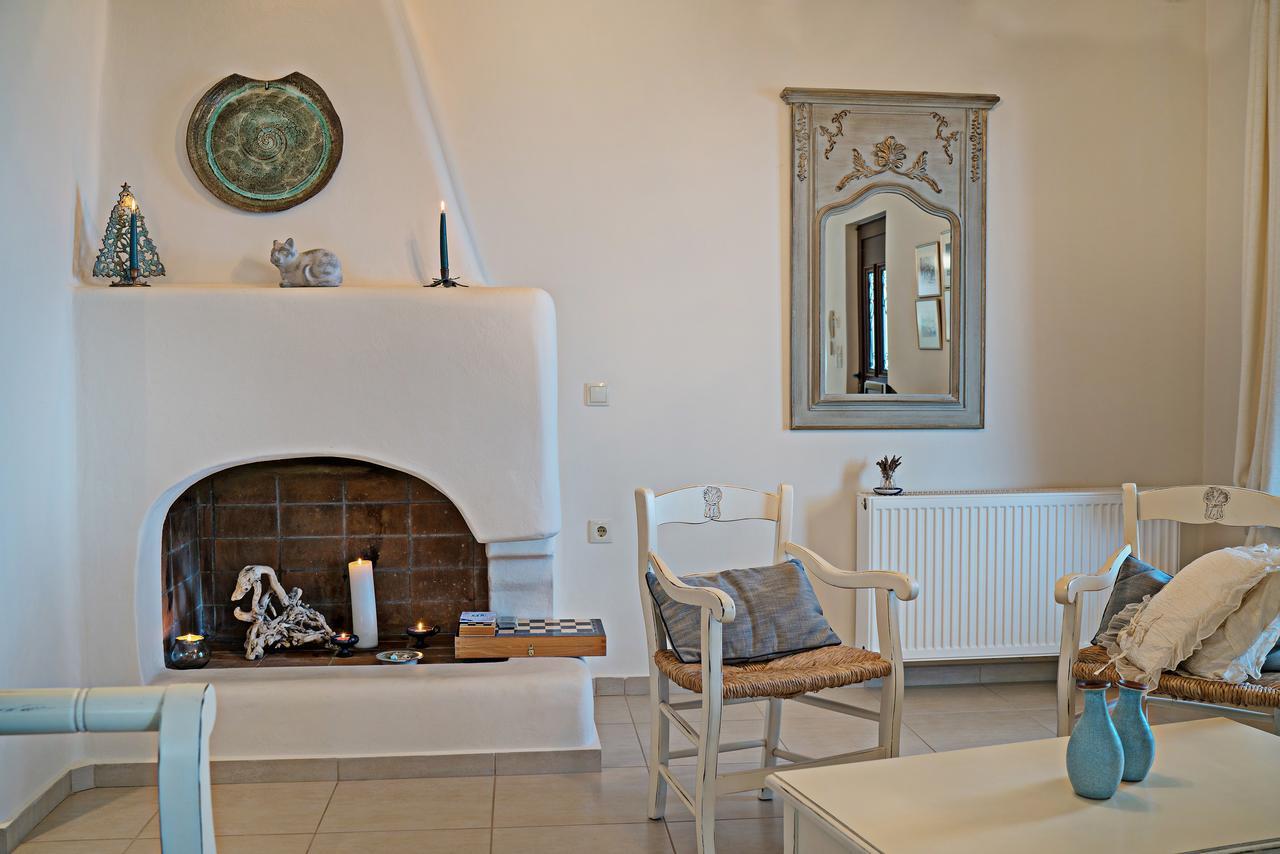 Sea Views At Villa Anemomylos With Heated Pool, Ping Pong And Tennis Agia Pelagia  Bagian luar foto