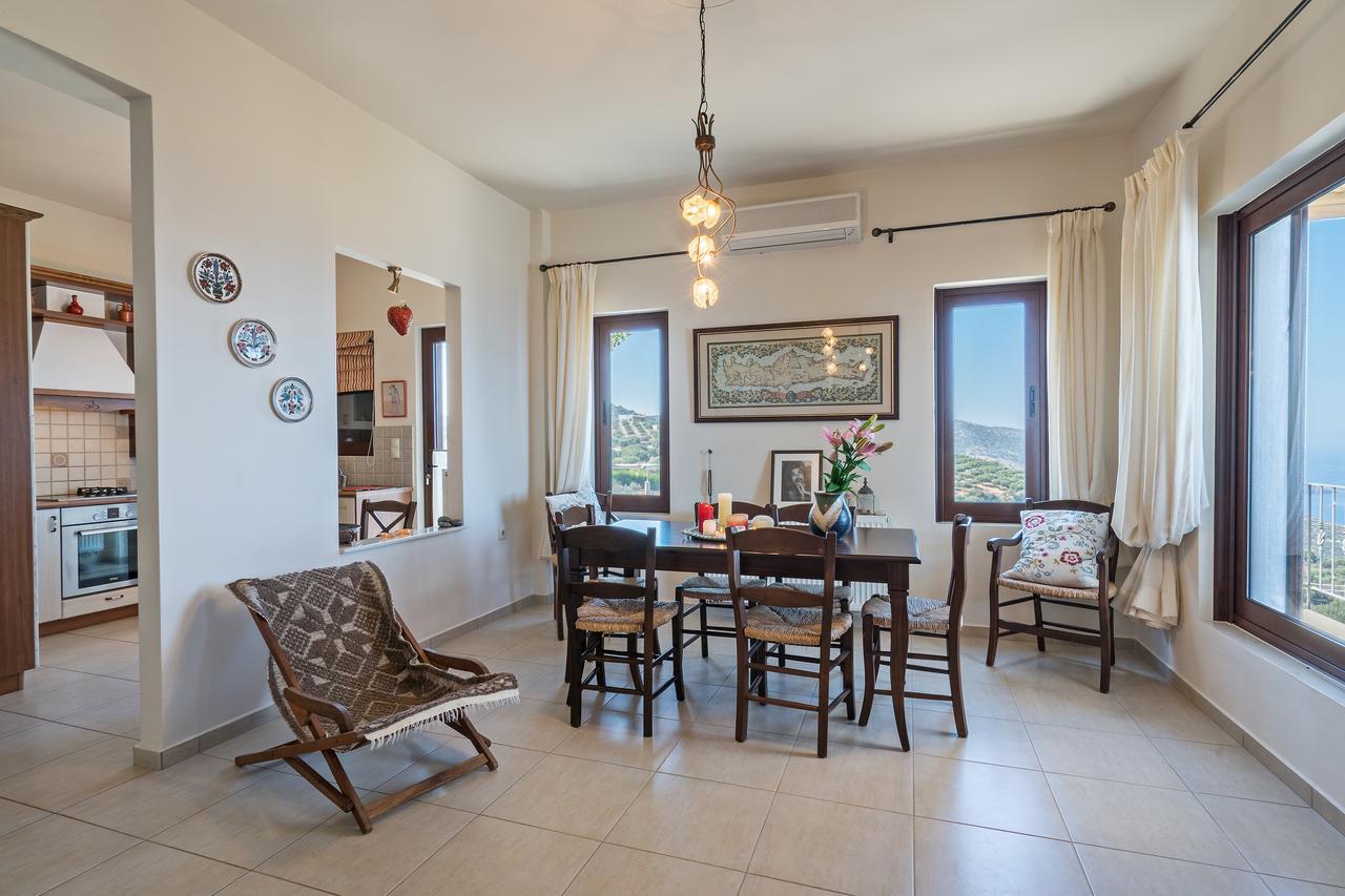 Sea Views At Villa Anemomylos With Heated Pool, Ping Pong And Tennis Agia Pelagia  Bagian luar foto